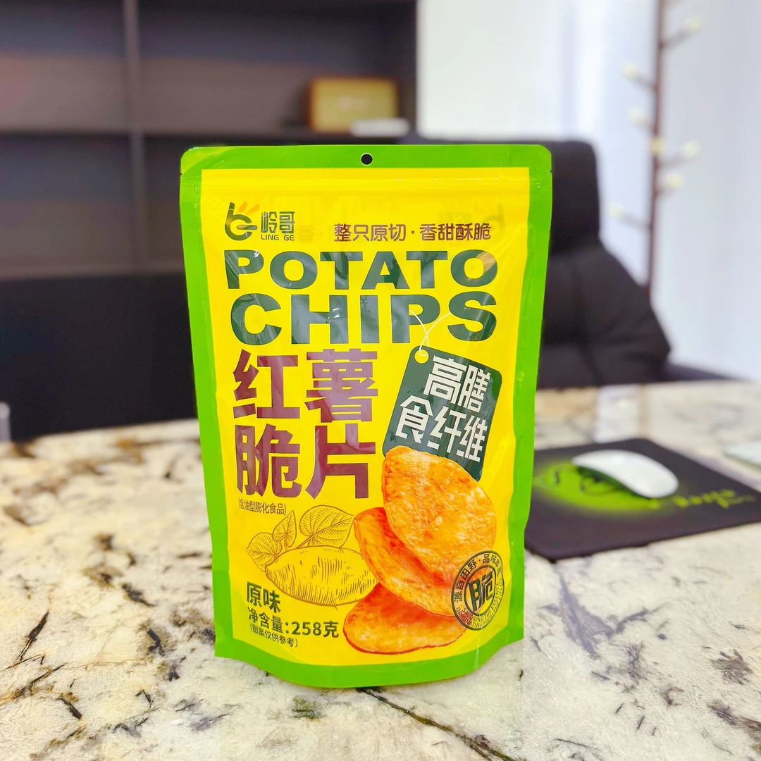 凯凯优选 整只原切  香甜酥脆  红薯脆片258克