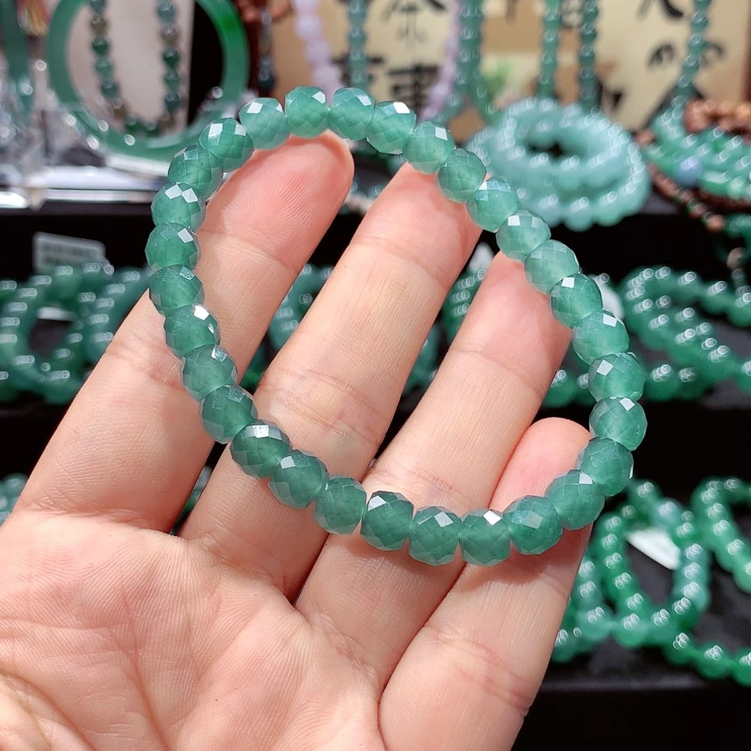 翡翠未镶嵌手链卡7.5