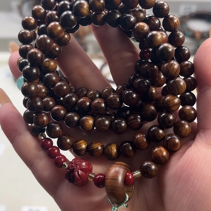 菩提根/象牙果吊坠褐色