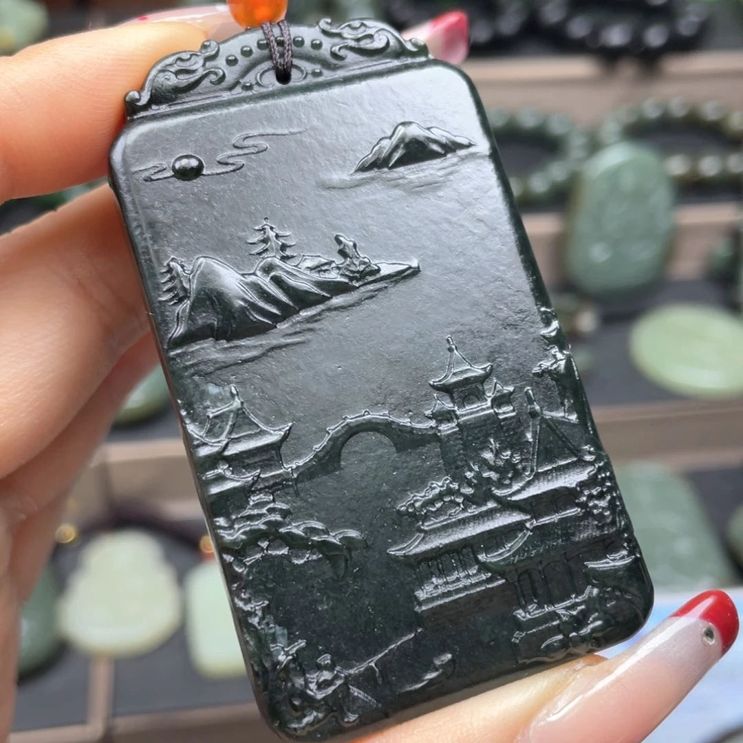 和田玉颈饰未镶嵌