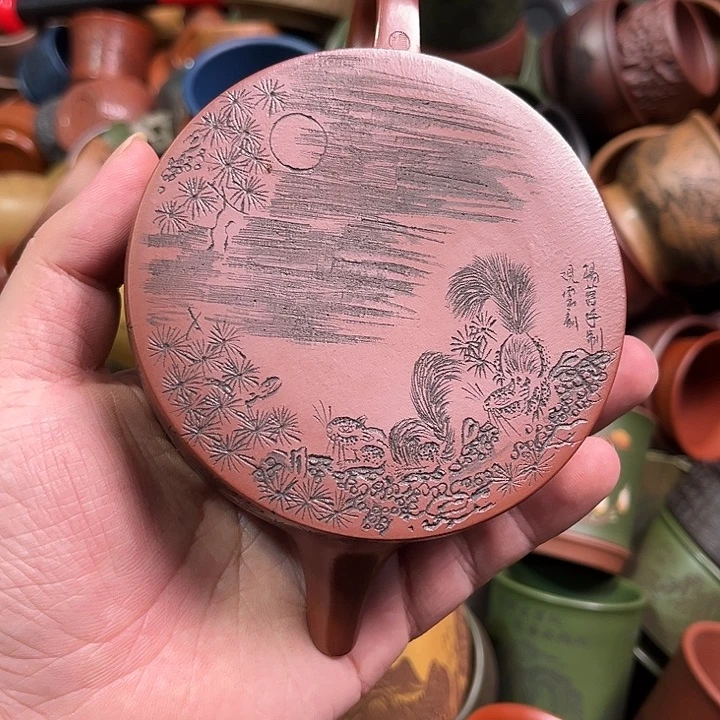 紫砂茶杯全手工紫砂主人杯