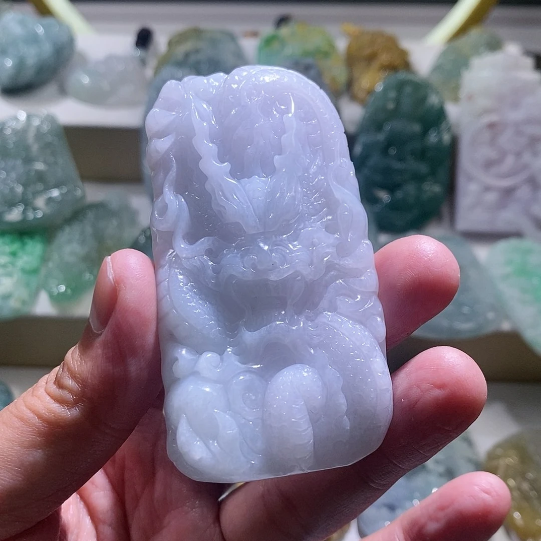 【闪购商品】翡翠颈饰未镶嵌温****司龙牌