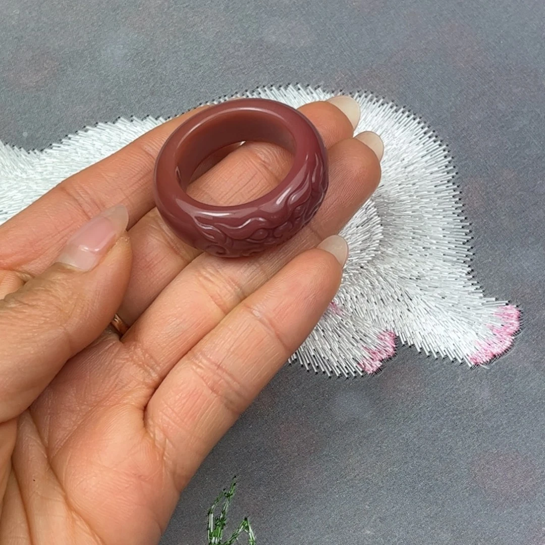 南红玛瑙未镶嵌扳指