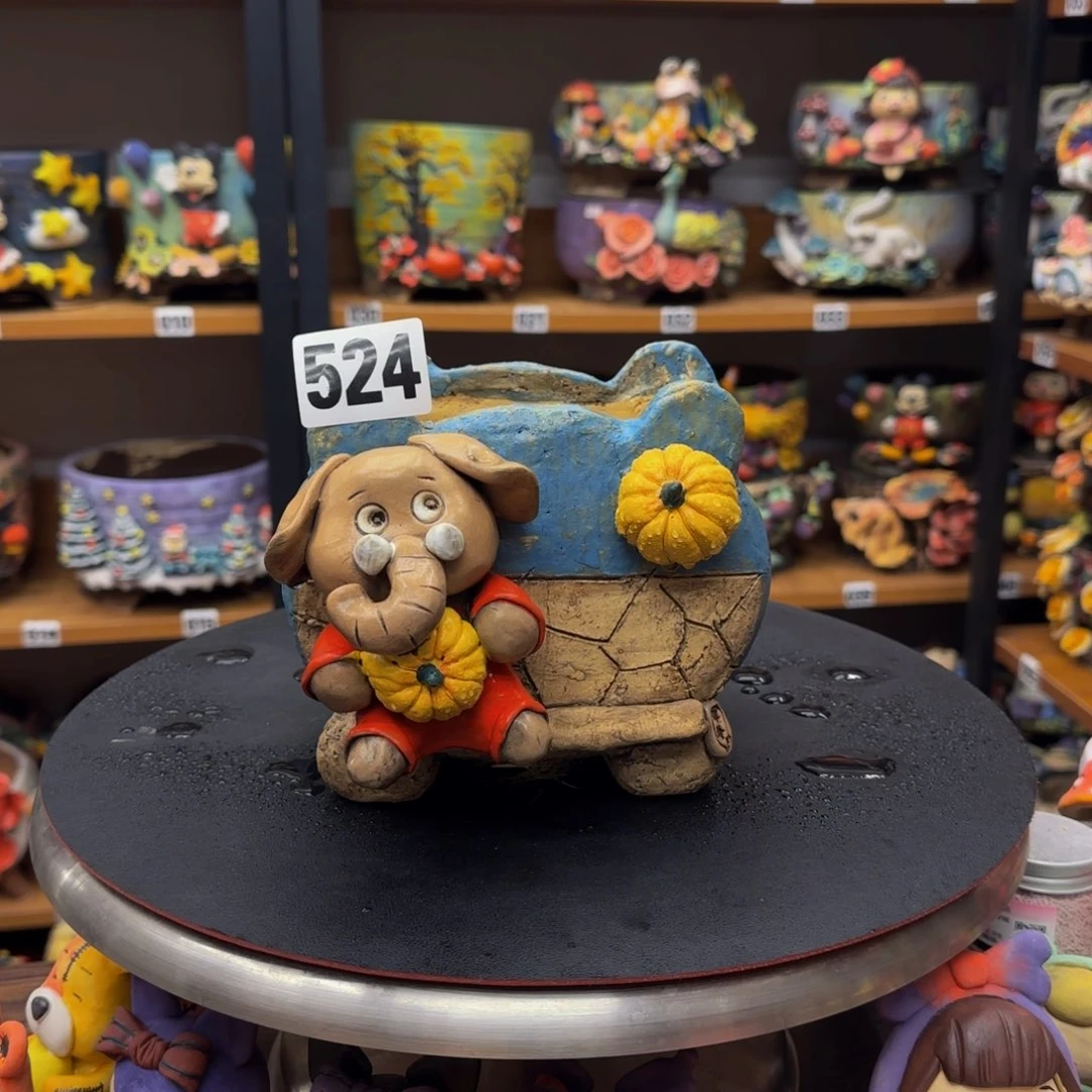 【闪购商品】粗陶手捏