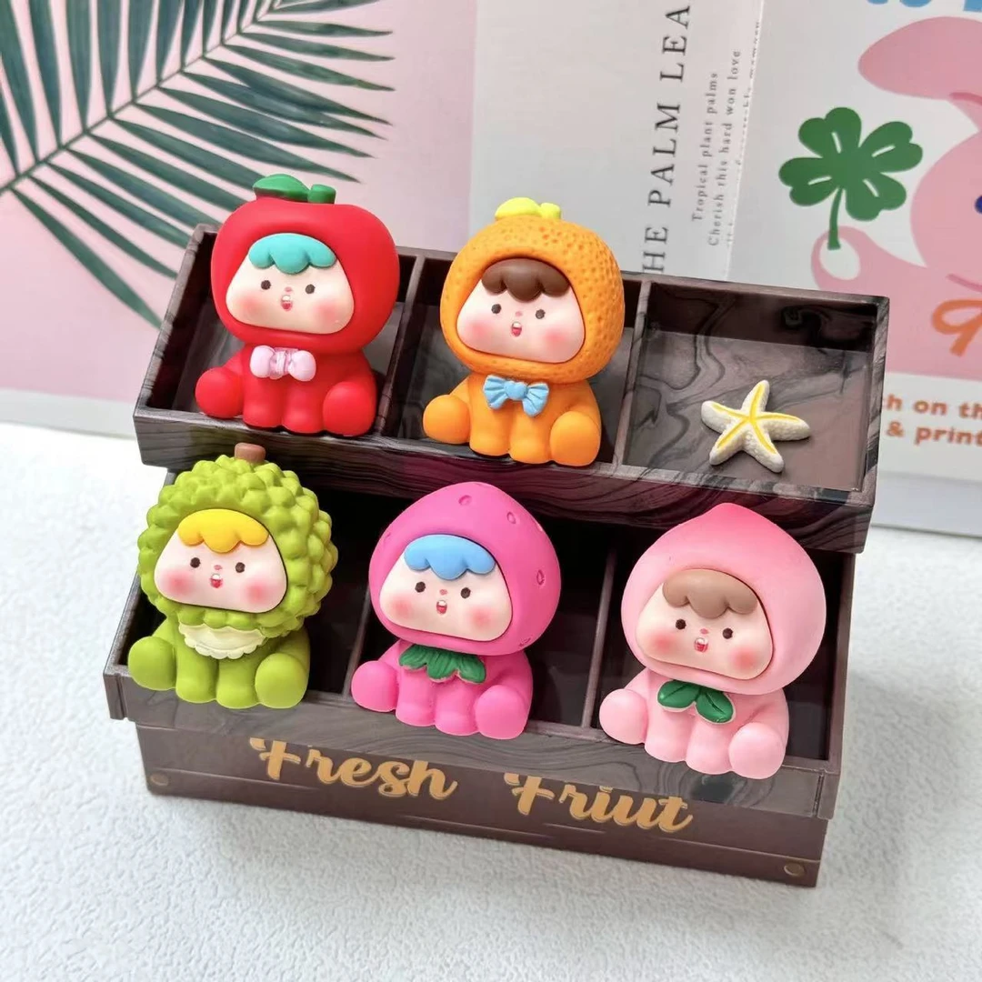 【清仓大混款】对对碰水果崽崽自选号位树脂Diy办公摆件可爱礼物手