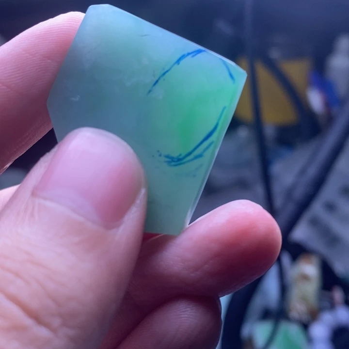3***6定制翡翠未镶嵌包工旺财