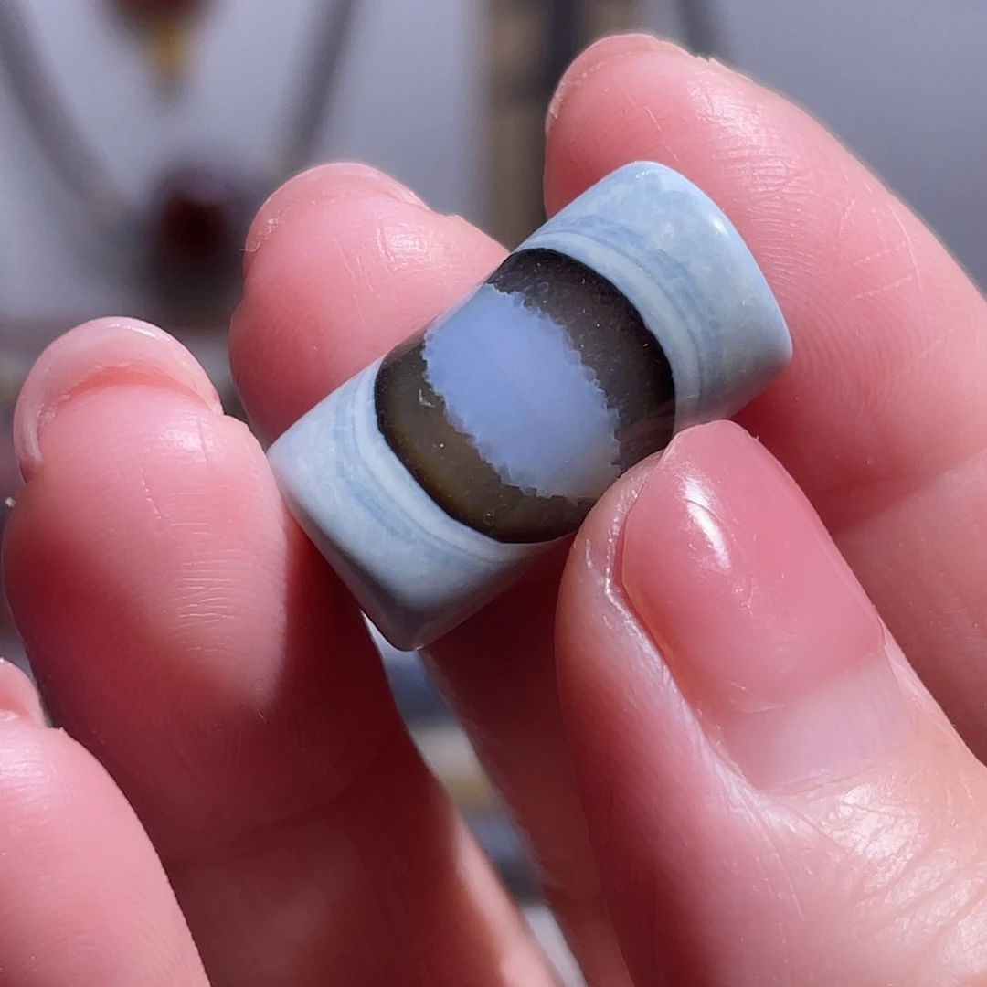 羽***中玛瑙未镶嵌吊坠玛瑙桶珠