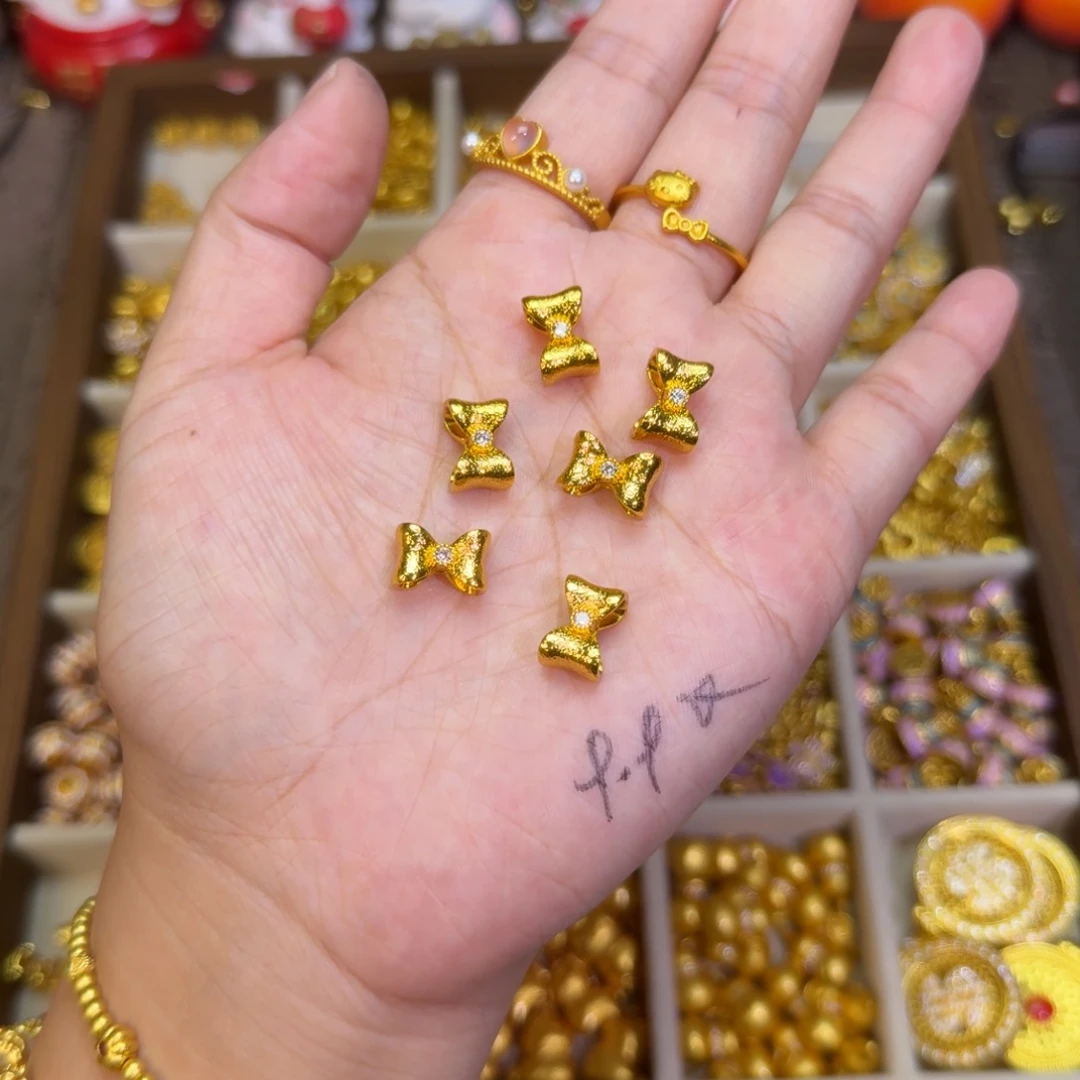 合金精工蝴蝶结1个