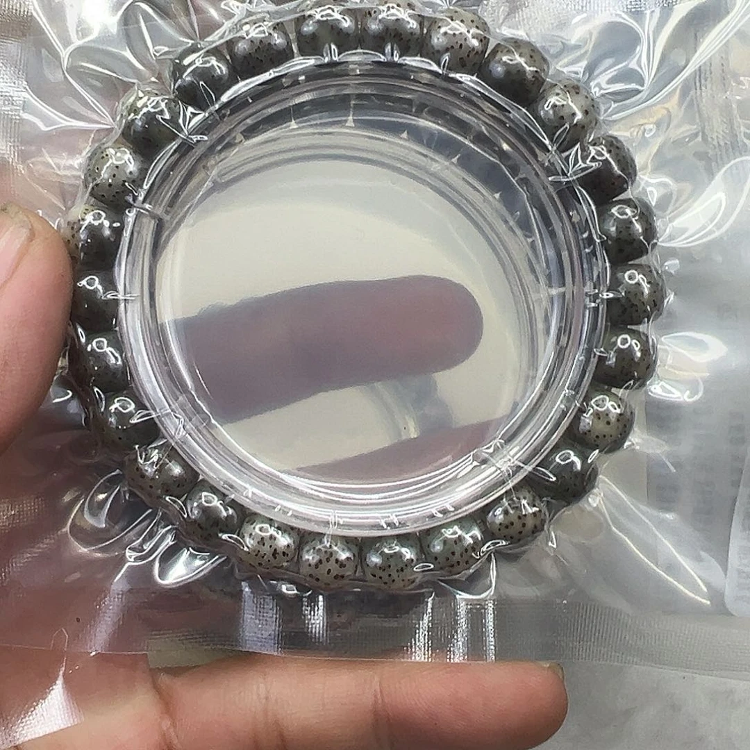 手串星月菩提25入门绿幽灵星月菩提单圈9左右