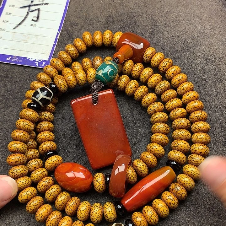 吊坠星月菩提脖挂