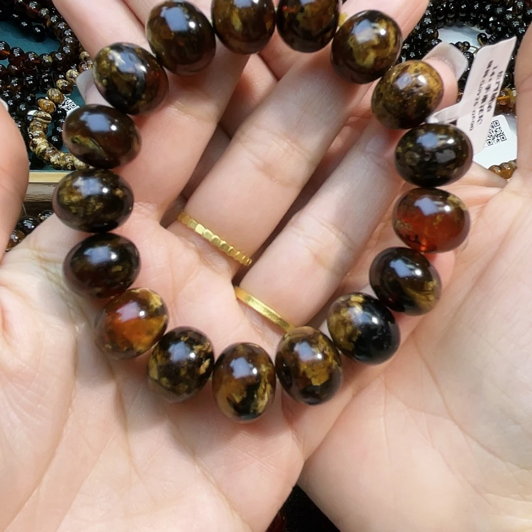 琥珀未镶嵌裸石14+