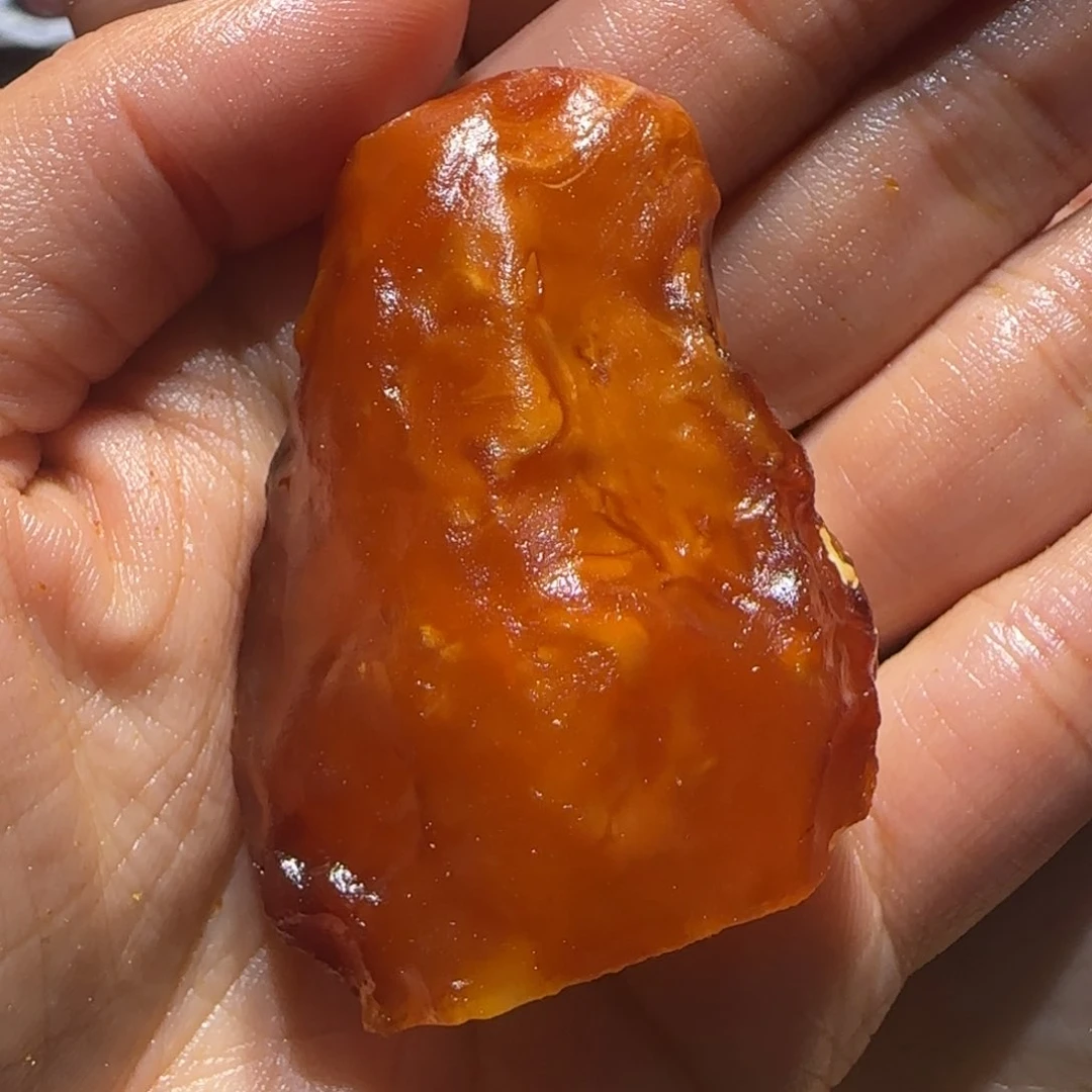 定制琥珀未镶嵌梅*专拍