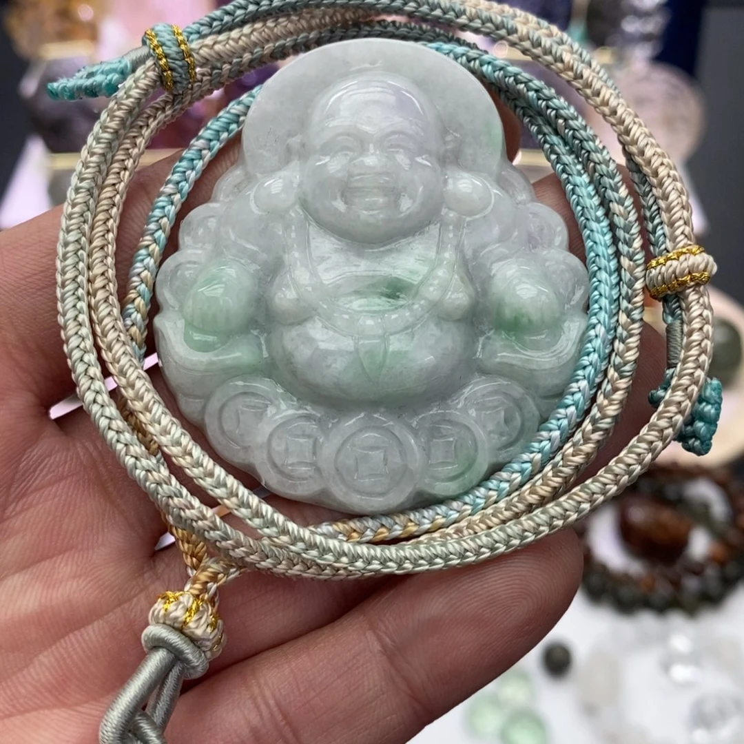 翡翠未镶嵌颈饰吊坠