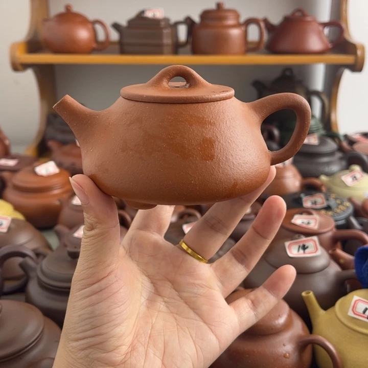 茶壶紫砂150cc降坡半手