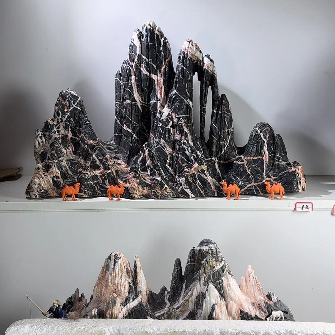 T***T山峰摆件鱼缸造景