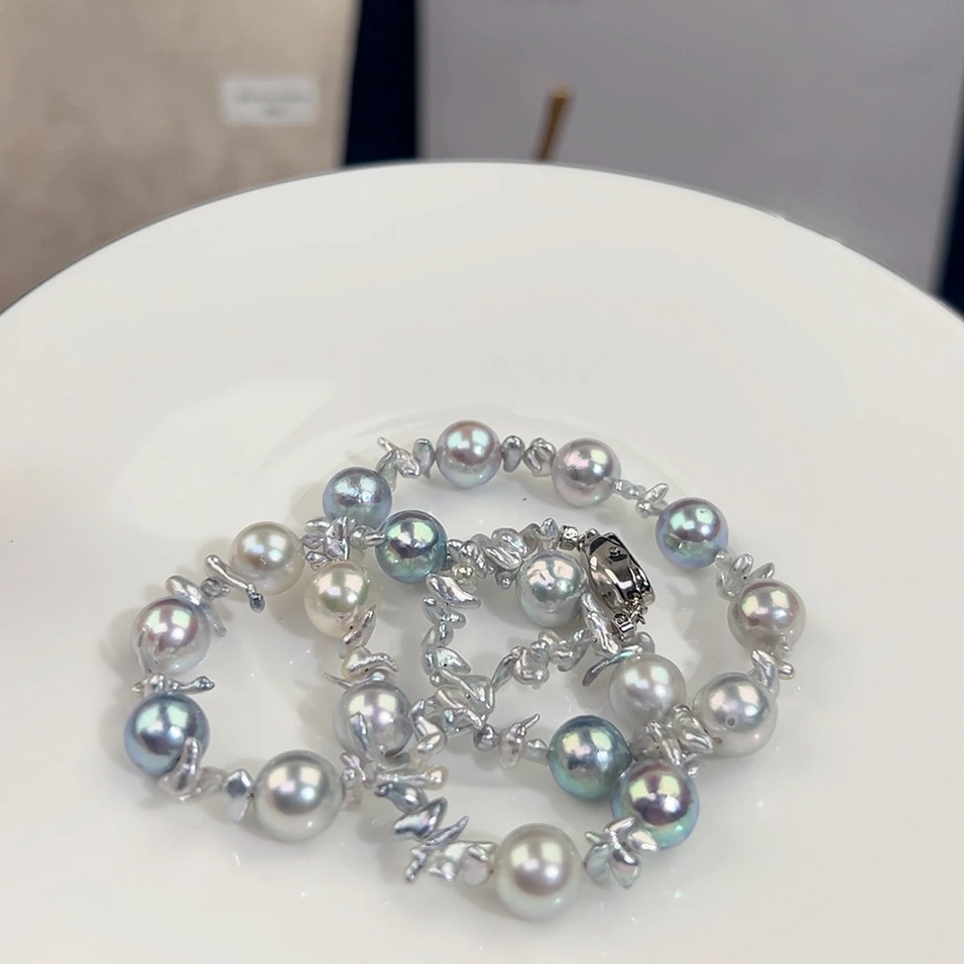 洪***丽颈饰合金海水珍珠