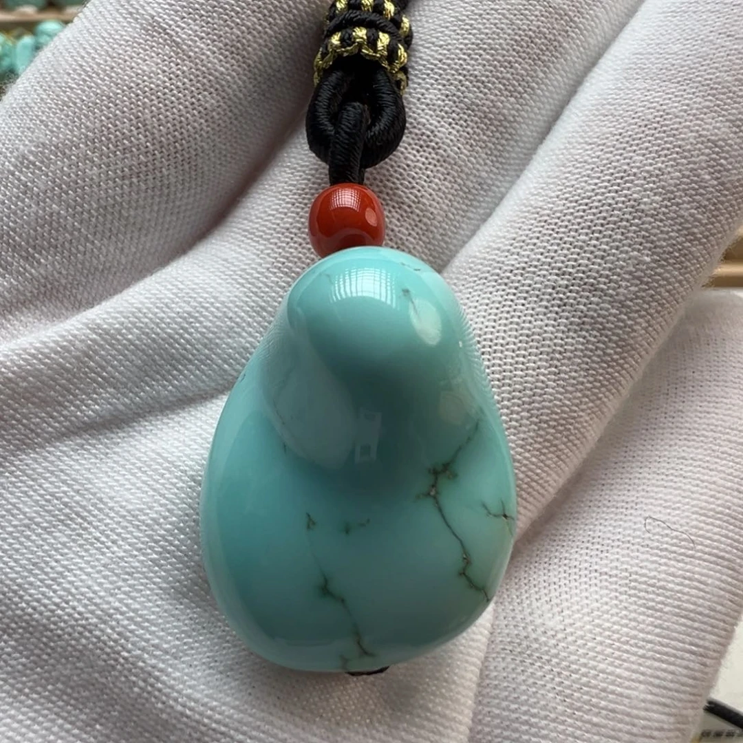 绿松石未镶嵌配饰20.6*27.5