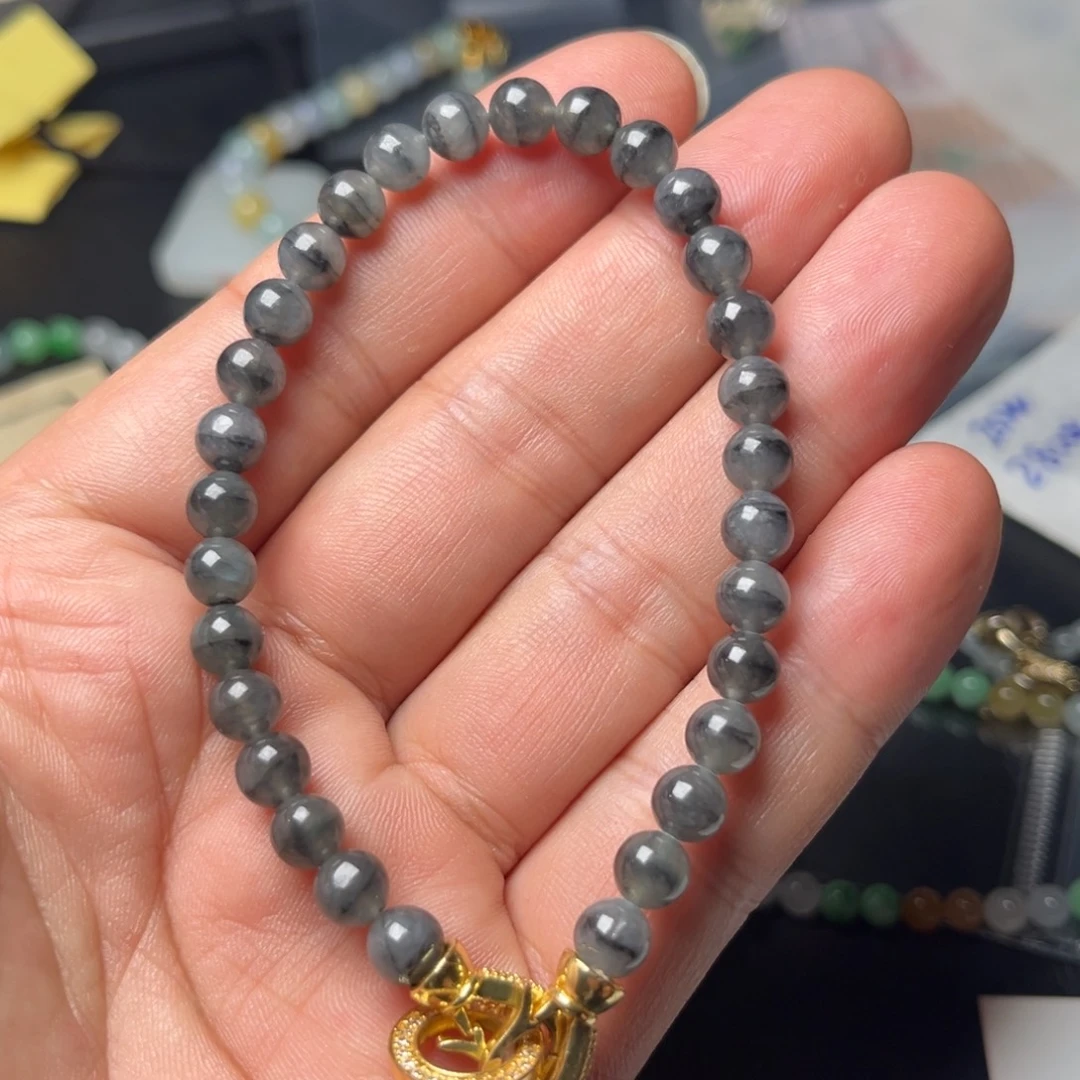 定制翡翠未镶嵌翡翠手串定制