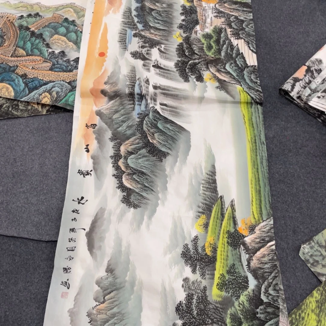 国画处理作品看好再拍哦