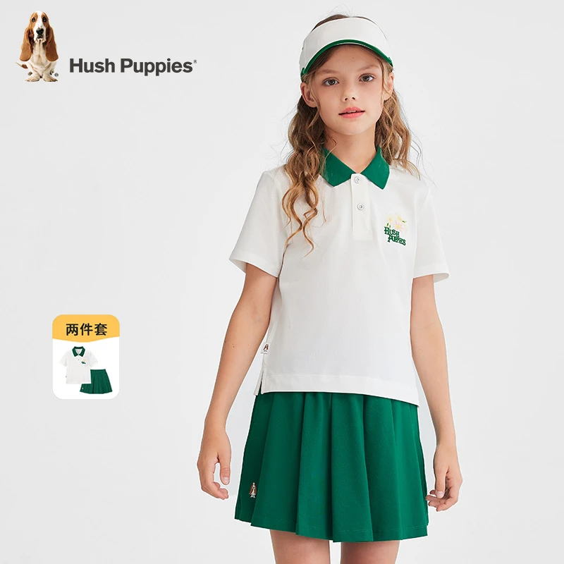 【吸湿速干套群】暇步士童装2025年夏季新款儿童活力俏皮短袖套裙