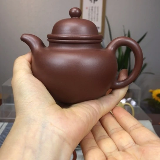 紫砂茶壶寿珍掇球230cc