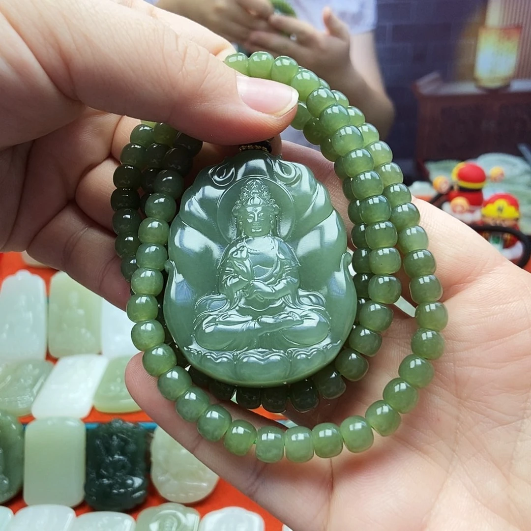 颈饰未镶嵌和田玉我****星