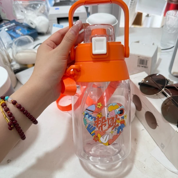 95新 Xiaomi/小米 小米定制运动水壶1400ml吨吨桶