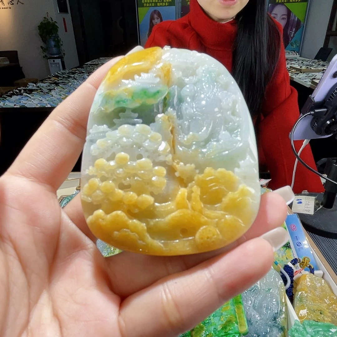 颈饰未镶嵌翡翠一