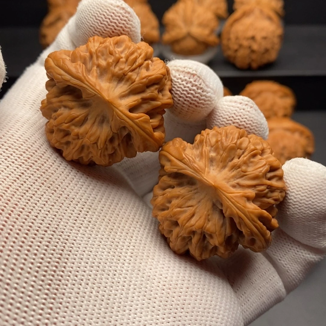 文玩核桃把件39尺精对秦闷