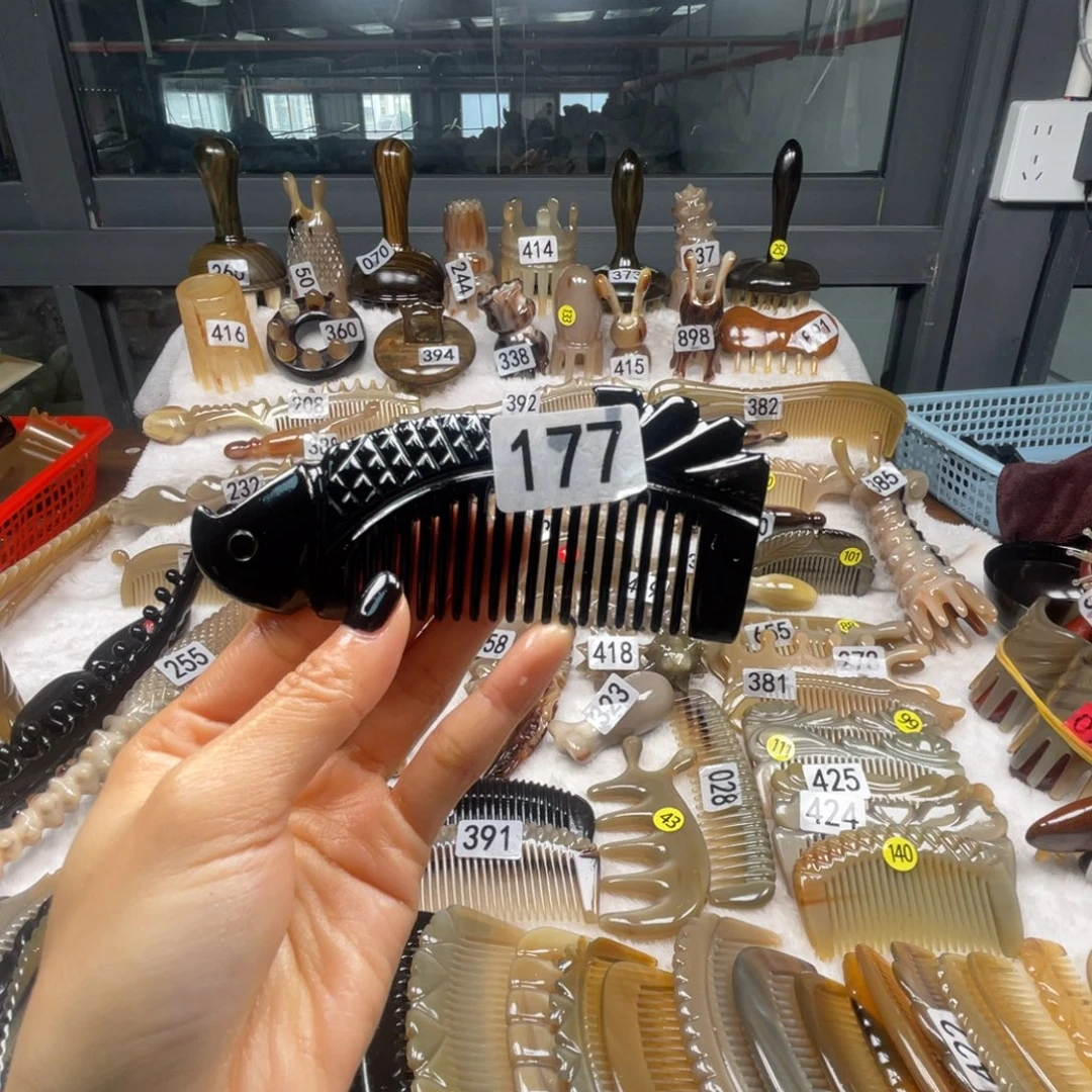 牛角梳子梳子牛角梳牛角福利款