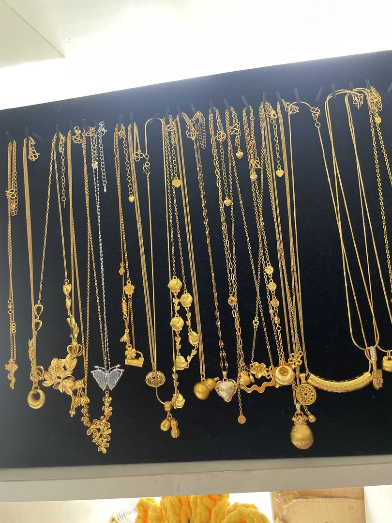 沙金材质时尚项链