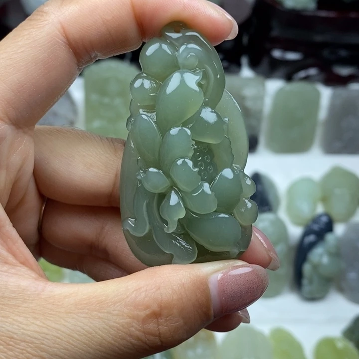 和田玉未镶嵌颈饰109