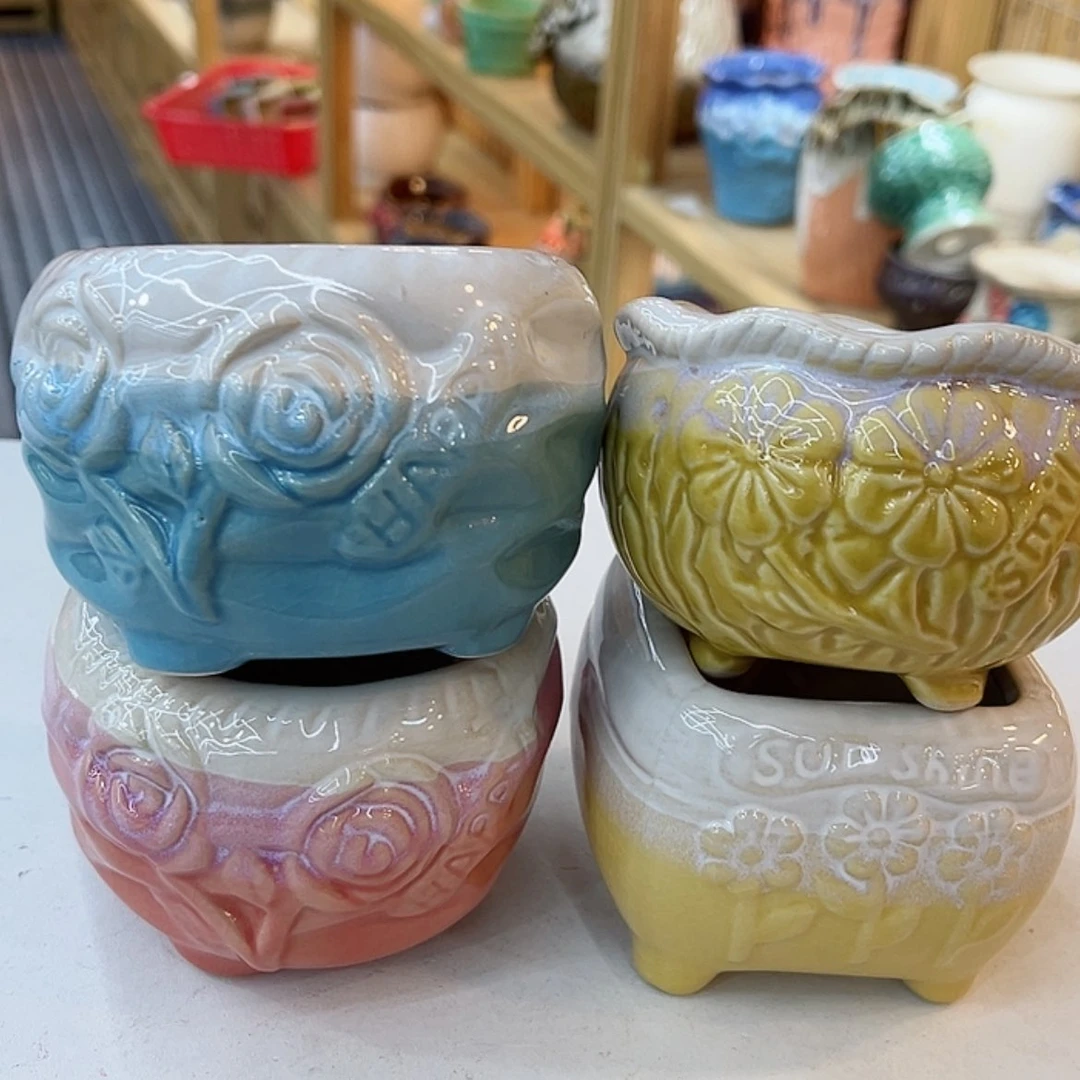 【闪购商品】陶瓷花盆