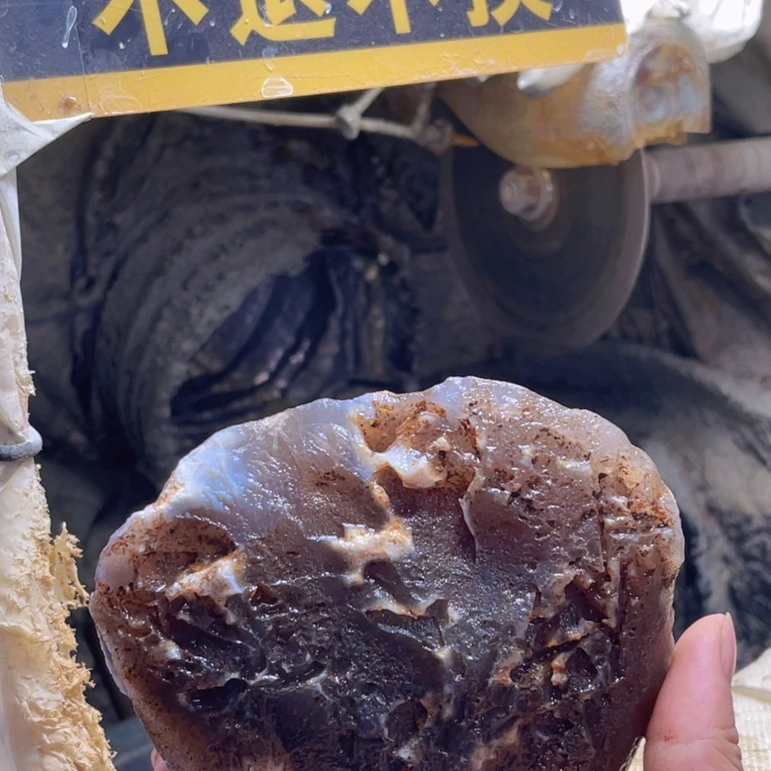 安***素定制玛瑙天然玛瑙手镯原石