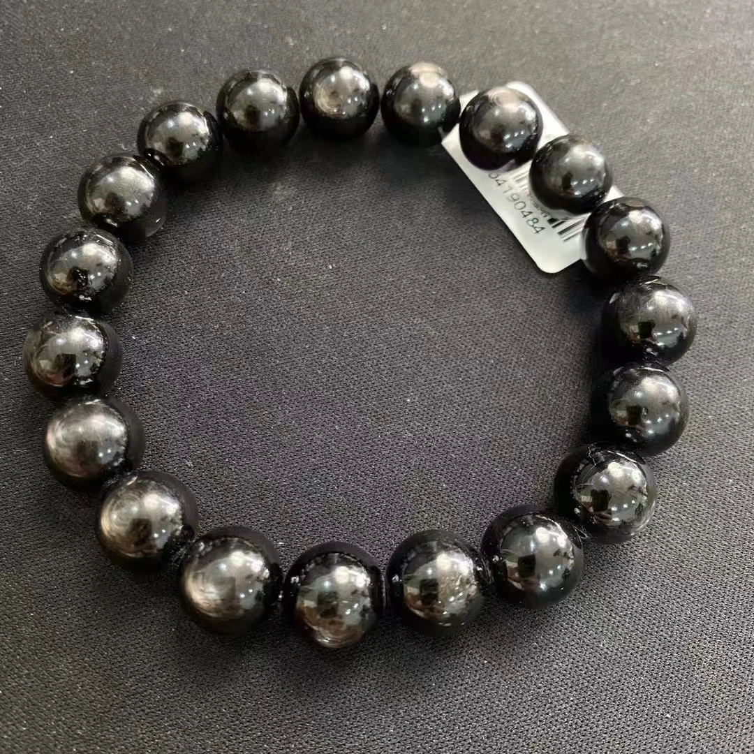 十字光金运石单圈手串（多样性发一）   天然杂裂矿点，完美主义慎