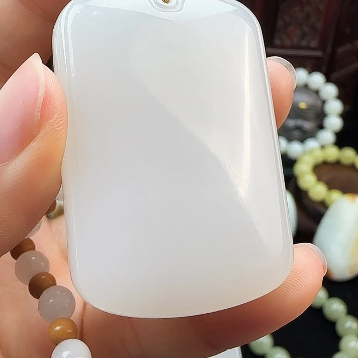 和田玉挂件未镶嵌定制发货