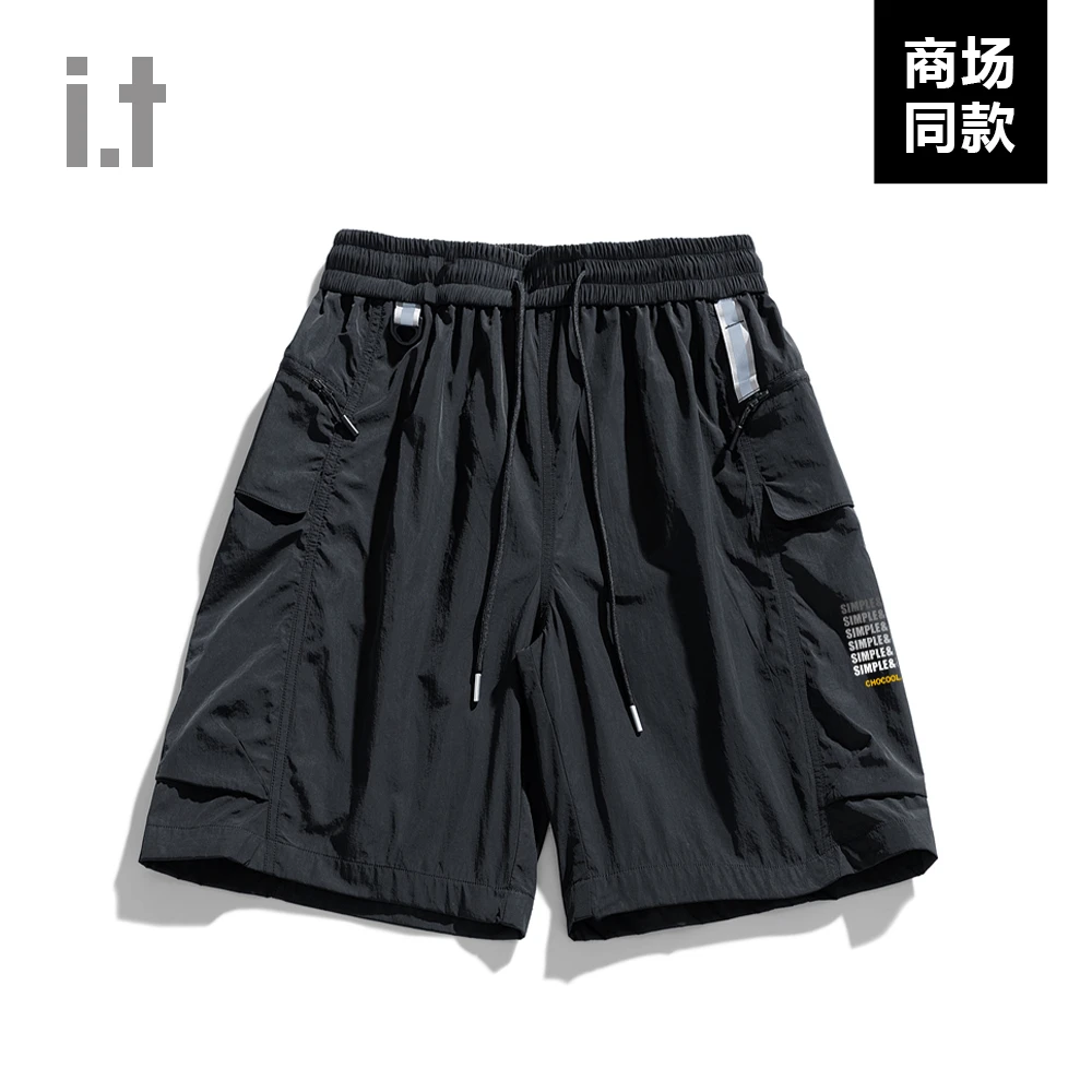 I.T旗下CHOCOOLATE山系户外机能工装短裤男夏轻薄透气宽松五分裤