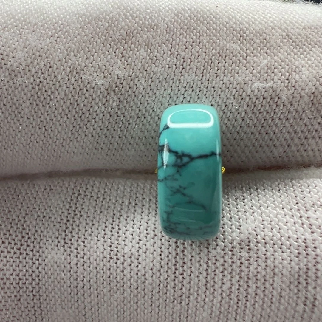 绿松石未镶嵌直切珠11.3