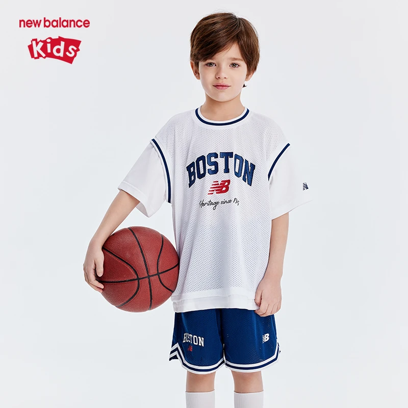 New Balance nb童装男女儿童2025新款运动篮球服套装ND2SE23023
