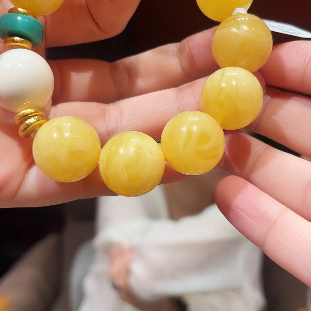 蜜蜡未镶嵌手链蜜蜡