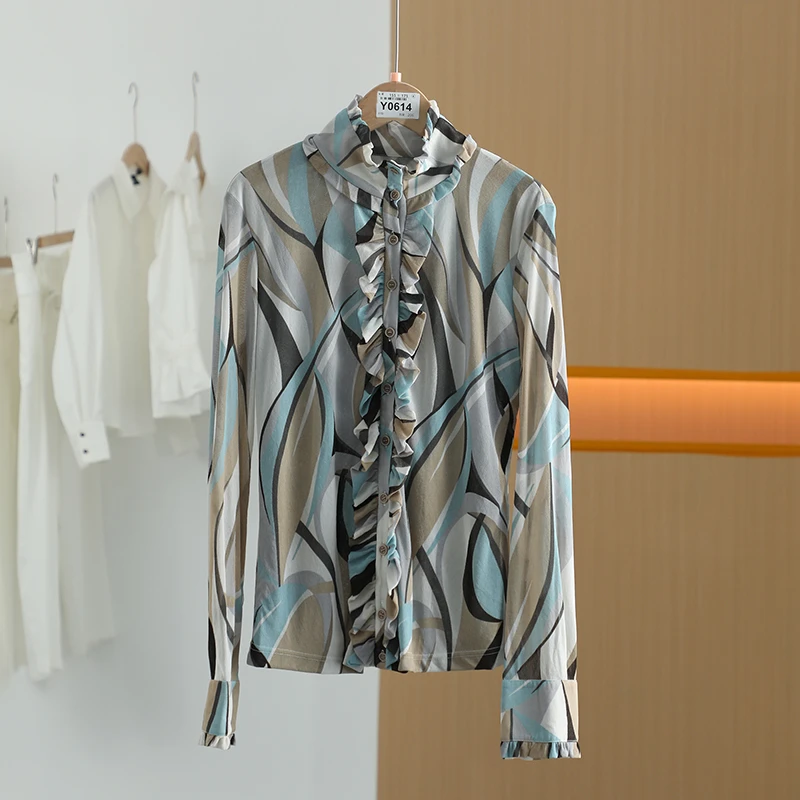 【唐长老自营】货号Y0614女装春秋新款女装休闲舒适衬衫YL