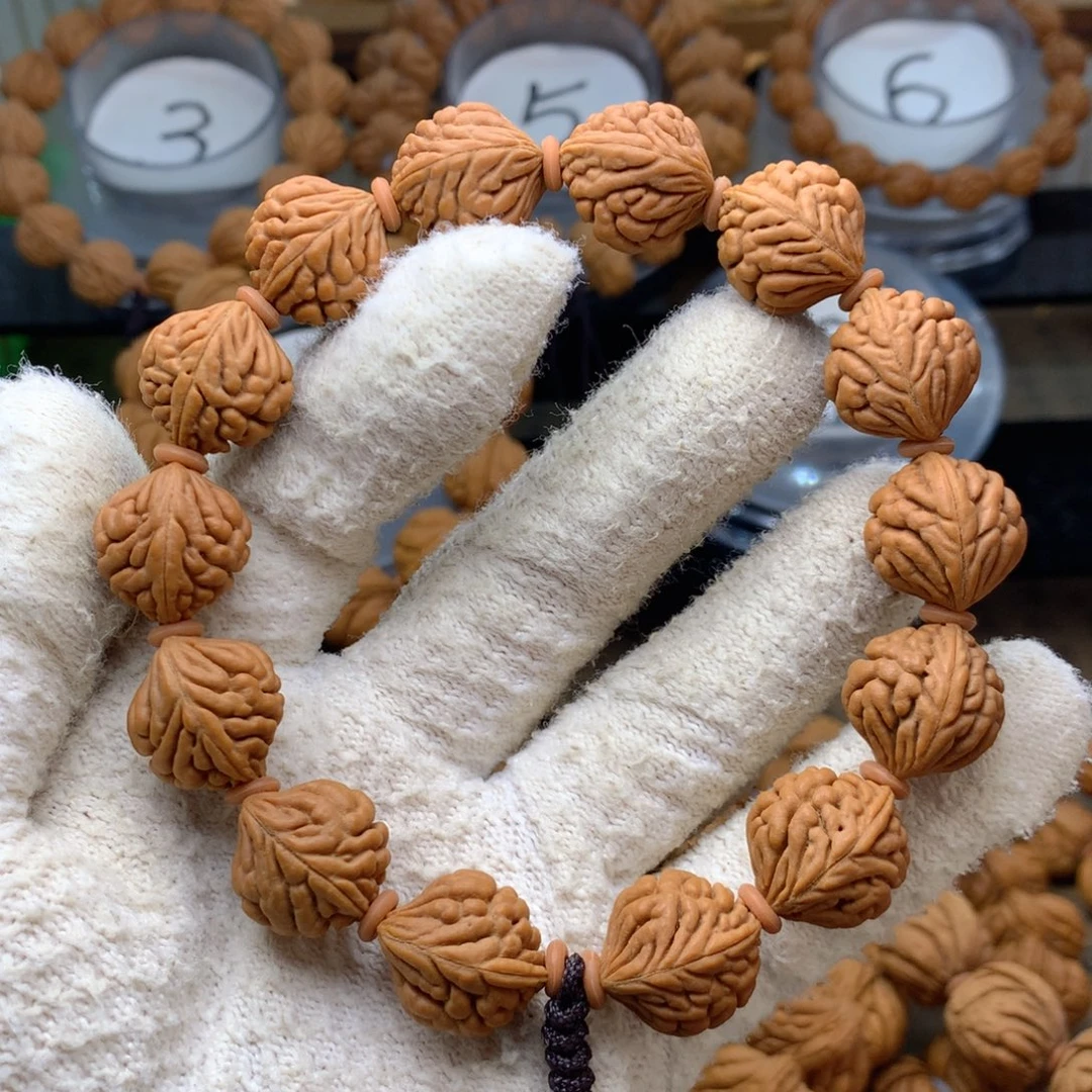 桃核手串原生态无修豹子头