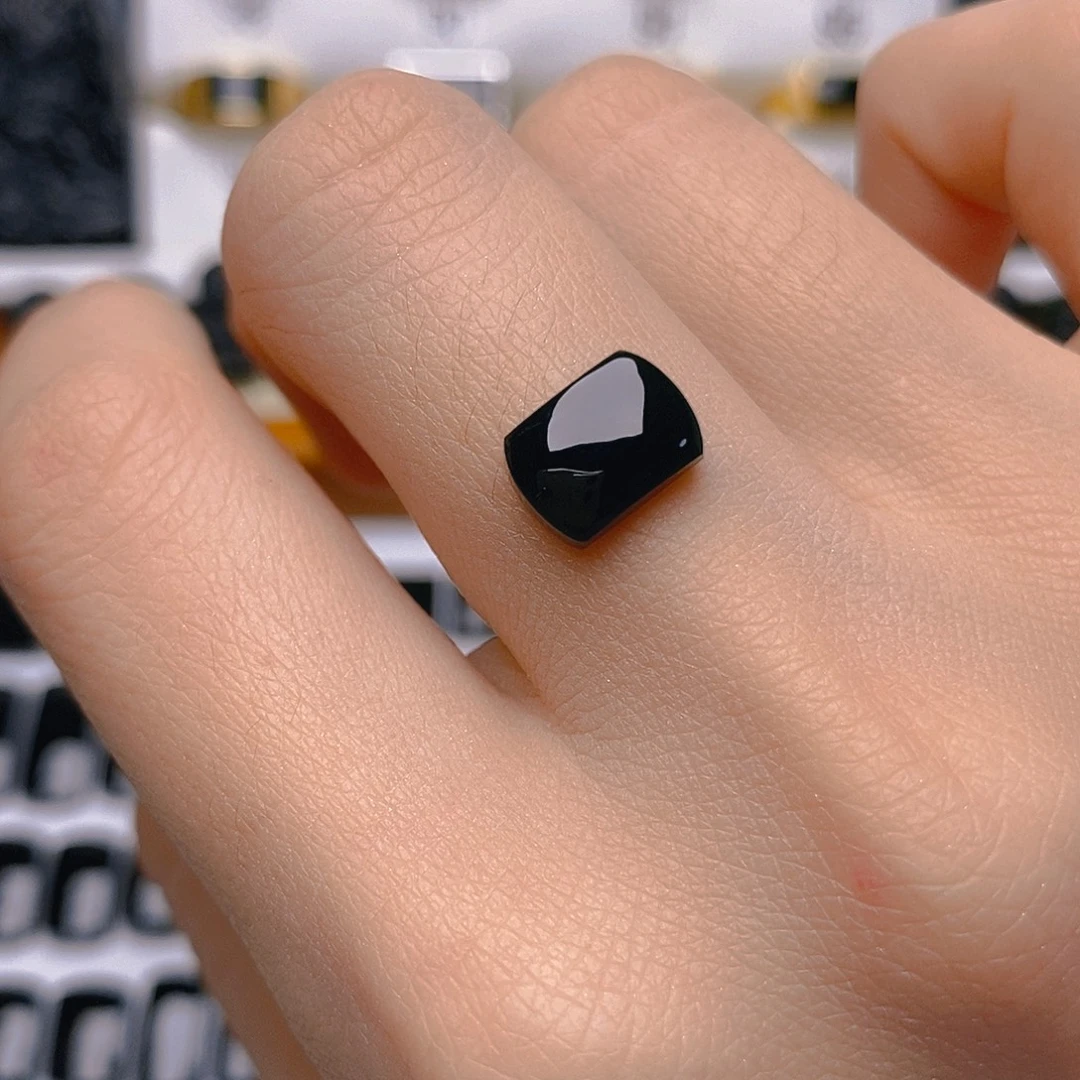 翡翠未镶嵌戒指戒面