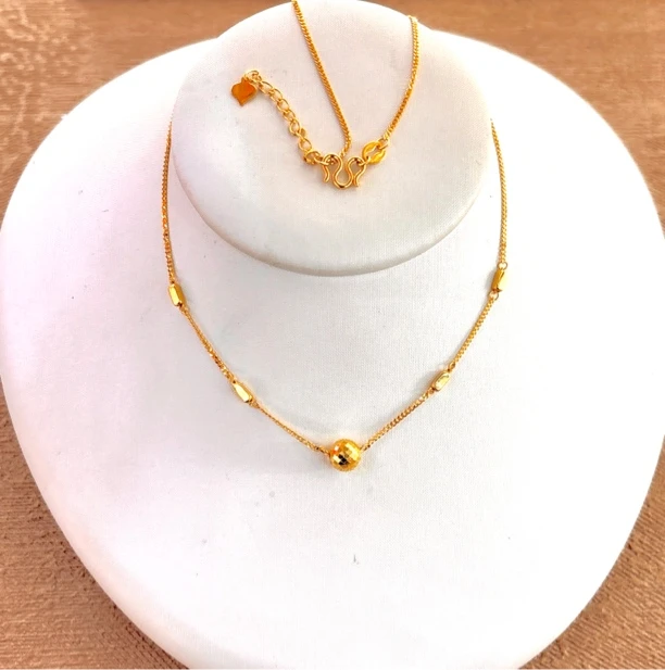 B3明牌足金5G套链3.76g