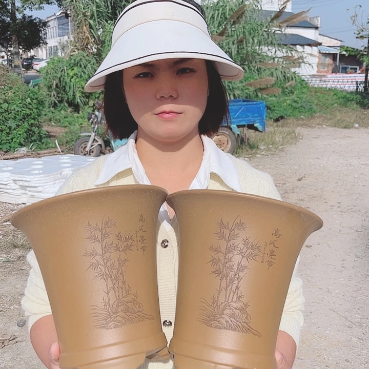 紫砂花盆宜兴紫砂精品花盆