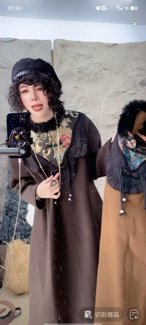 A084连衣裙女款时尚潮流百搭