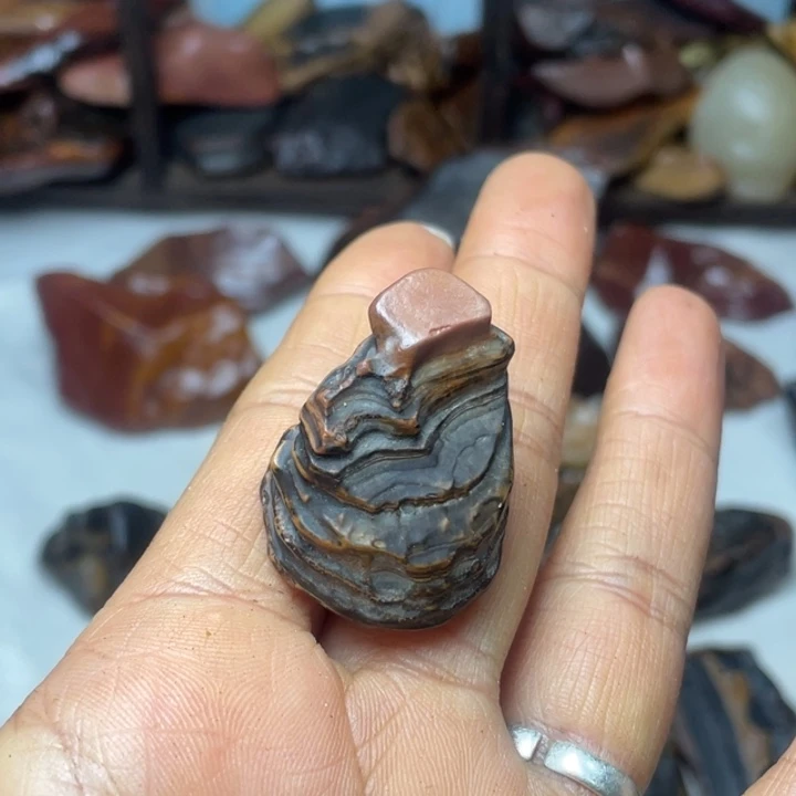 灵***虎石材戈壁牧民美石原石