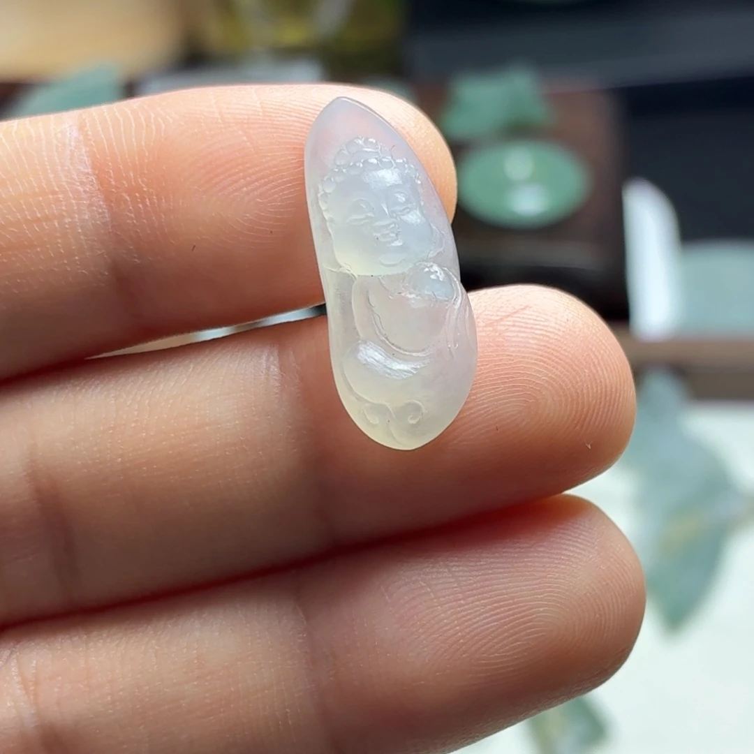 H*** 定制翡翠未镶嵌宝宝佛