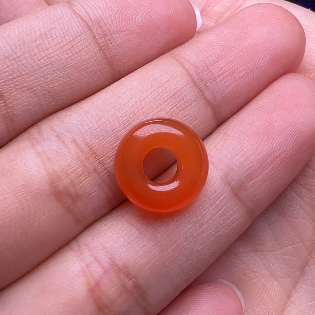 南红玛瑙未镶嵌珠宝奇石面包扣13.2