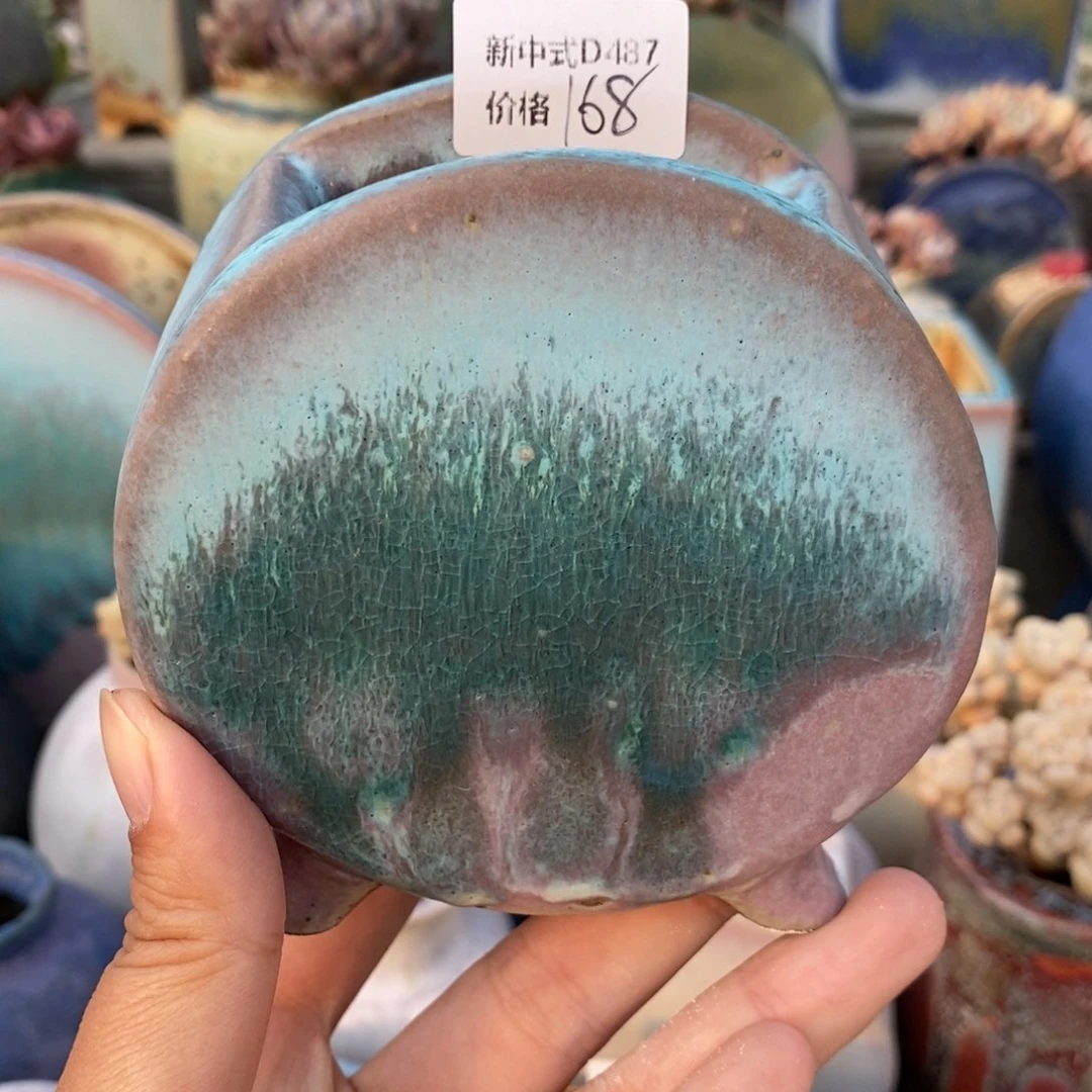 粗砂花盆1987新中式盆487